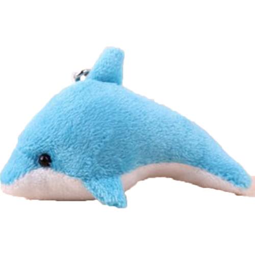 Cute Soft Stuffed Sea Animals crafts Toys Doll Cartoon Fashion Dolphin KeyChains Bags Pendant Decoration Toys