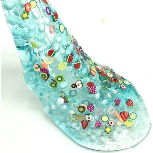 Fruit Slime Fruit Slices Clay Slime Supplies Additives Clay Crystal Mud Toys Plasticine Jelly Mud Hand Gum Polyer Toy For Kids