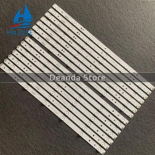 LED backlight strip 6+6leds GJ-2K16-490-D712-P5-L+R for Phil ips 49'' 49PUS6401 49PUS6501 49PUH6101 49PUS6561/12 49PUS6101/12