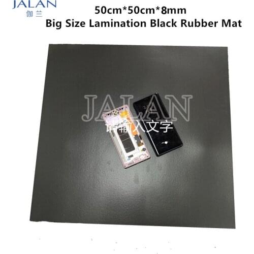 Universal Lamination Mat 50CM*50CM 8MM Thickness Phone Tablet Repair Black Rubber For LCD Display Replace Cutting Laminating
