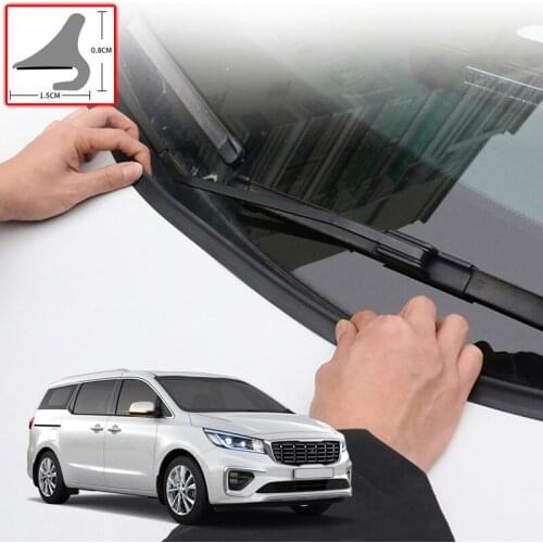 For Kia Carnival Sedona 2017-2022 Car Seal Strip Windshied Spoiler Filler Protect Edge Weatherstrip Strip Sticker Accessories
