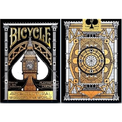 Bicycle Architectural Wonders of the World Playing Cards USPCC Collectable Deck Poker Size Magic Card Games Magic Tricks Props
