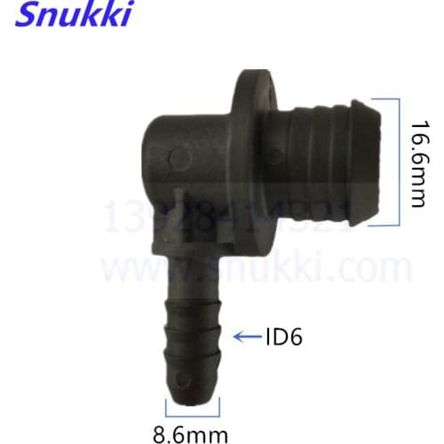 High quality reducing coupling L connector auto converter water box connector adaptor two way two side 90 degree connector 5pcs