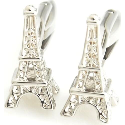 YH-1105 Novelty Police Box,Mailbox,Eiffel Tower Cufflinks - Factory Direct Wholesale