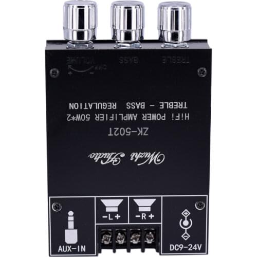 TPA3116D2 Audio Amplifier Bluetooth 5.0 Receiver Stereo Board Dual Channel Audio High Power Amplifier