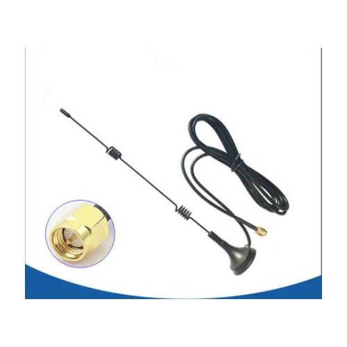 2.4g high gain 5dBi omni magnet base whip SMA RC parts 2400MHz wifi indoor signal receiving antenna