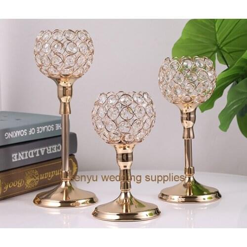 20pcs )Tall Crystal Candle Holder/Acrylic Crystal Table Candlesticks Wedding Centerpiece senyu0675