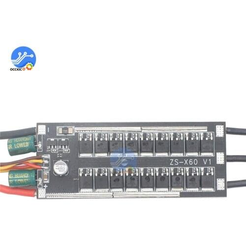 DC6-24V 1000W BLDC 3 Phase DC Brushless Motor Driver Hallless DC Motor Drive Board Speed Controller Regulator with Potentiometer