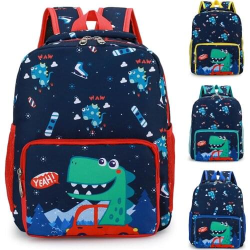 Children Backpacks Cartoon Animal Girls Boys Backpacks High Quality Kindergarten Dinosaur Schoolbag Kids Cute Backpack Bags