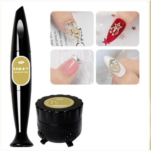 FN Long Lasting Sturdy Rhinestone Sticky Gel Glue DIY Nail Art Polish Decor