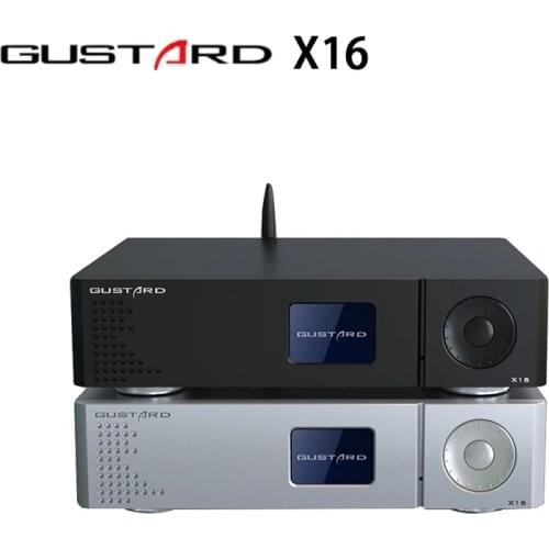 GUSTARD DAC-X16 MQA Decoder Bluetooth5.0 Dual ES9068AS Native Balanced DAC X16 Full Decoding DSD512 XU216 USB IIS