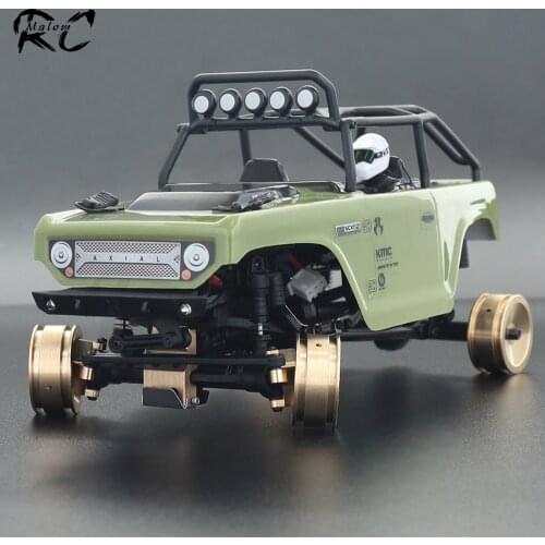 Brass Counter Weights Wheels Hex Steering Knuckles Axle Diff Cover Skid Plate for 1/24 RC Crawler Axial SCX24 AXI90081 Upgrade