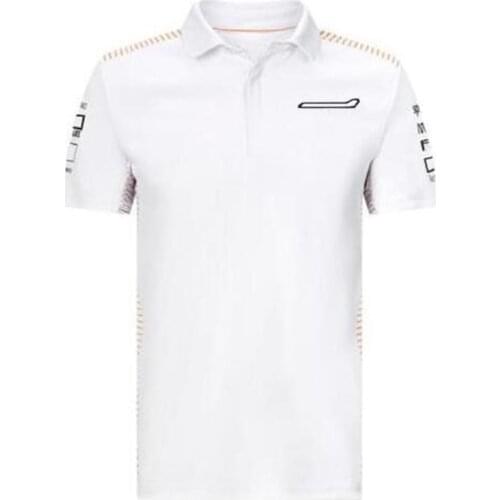 Summer F1 Formula One Racing Suit Polo Shirt Team Suit 2021 Short Sleeve Lapel T-Shirt Customized