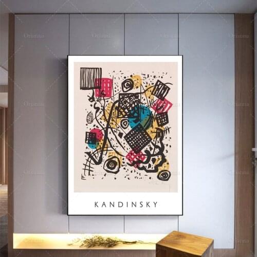 Kleine Welten V by Wassily Kandinsky, Fine Art Print, Modern Artwork, Expressionist Poster, Abstract Wall Décor, Wall Art