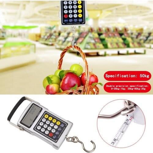 Multifunction Luggage Scale Large Range Hanging Scale Portable Mini Weighing Scales For Luggage Kitchen Tools 22kg/50kg/75kg