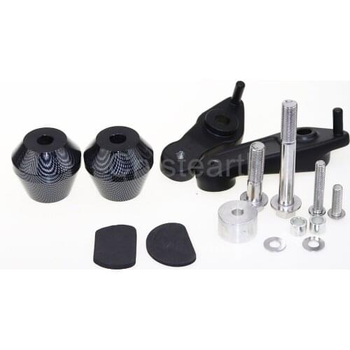 Motorcycle No Cut Frame Sliders Crash Falling Protection Pad For 2009 - 2014 Yamaha YZF R1 YZF-R1 YZFR1 09 10 11 12 13 14