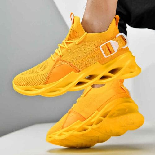 Big Size Men Sneakers Mesh Mens Sneakers 2020 Summer Men Running Shoes Low Top Sports Shoe Man Slip-on Shoe Man Sport Shose I6