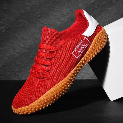 New Mesh Mens Running Shoes Man Sport Sneakers Breathable Male Outdoor Flat Walking Driving Footwear Summer Shoes Size 39-47