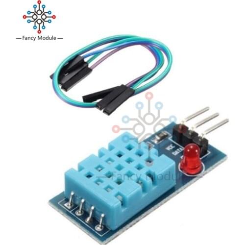 DIY Kit DHT11 Digital Temperature Humidity Sensor with 3 Pin Dupont Wire DHT-11 Sensor Module for Ardiuno