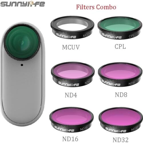 Sunnylife Lens Filter Set UV CPL ND Accessories for Insta360 GO2