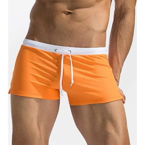 New Swimwears Men Sexy Beach Shorts Gay Hot Swimsuit Mens Swim Briefs Swim Trunks Summer Man Beachwear Swimwear Men Pouch