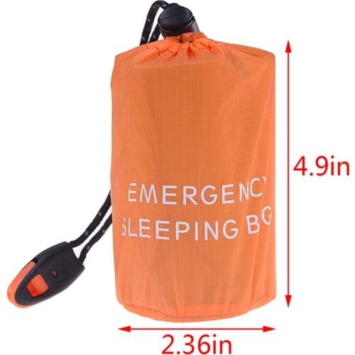Portable Lightweight Camping Sleeping Bag Outdoor Emergency Sleeping Bag With Drawstring Sack For Camping Travel Hiking