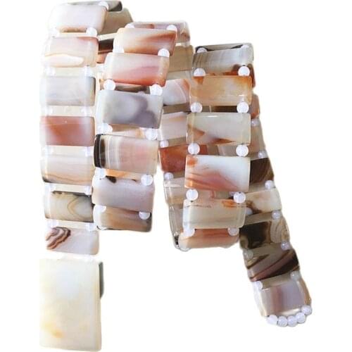 Natural Authentic Agate Jade Men And Women Fashion Belt Belt Jade Belt