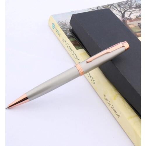 Luxury Arrival Twist fashion Rose gold arrow decoration Painted Ballpoint Pen ink ball point pen Stationery Office Supplies