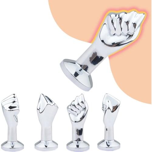 Sex Shop Anal Toys Metal Anal Plug Butt Stimulation Fist Ass plug Prostate Massager Butt Plug Women Men Erotic Masturbator 18