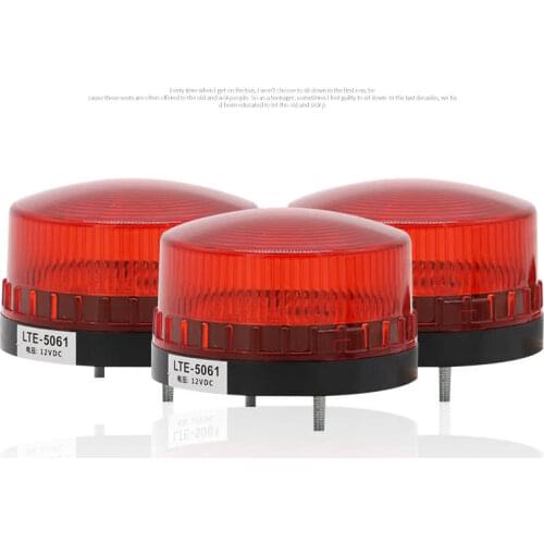 KinJoin Light Signal Light Flashing Warning LED Lamp Security Alarm Blinker For GSM Alarm Ligh Gate Opener Motor IP44(no sound)