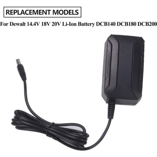 For Dewalt 14.4V 18V Li-Ion Battery Charger For DCB140 DCB182 DCB200 DCB204 DCB183 DCB184 DCB141-XJ Batteria