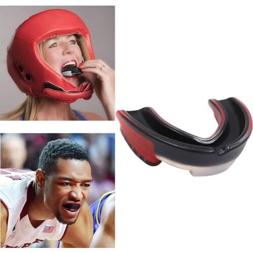 Sports Boxing Mouth Guard Soft EVA Equipment For Oral Teeth Protection Safety Guards Football Basketball Fitness Gym Accessories