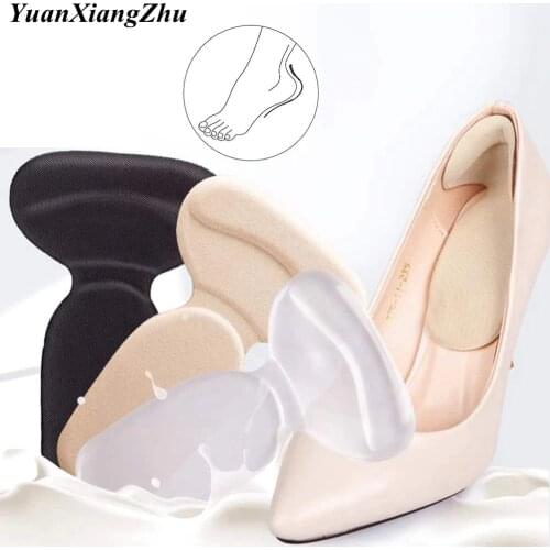 1Pair T-Shape Inserts Heels Grips Liner Arch Support Orthotic Shoes Insert Insoles Foot Heel Protector Cushion Pads for Women