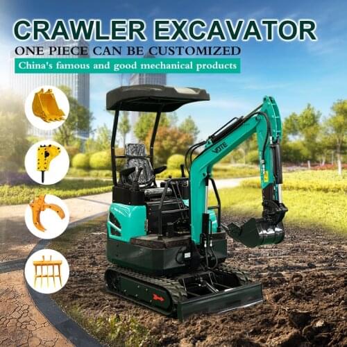 High Quality Chinese Small Crawler Digger 2 Ton Mini Hydraulic Excavator Color customization