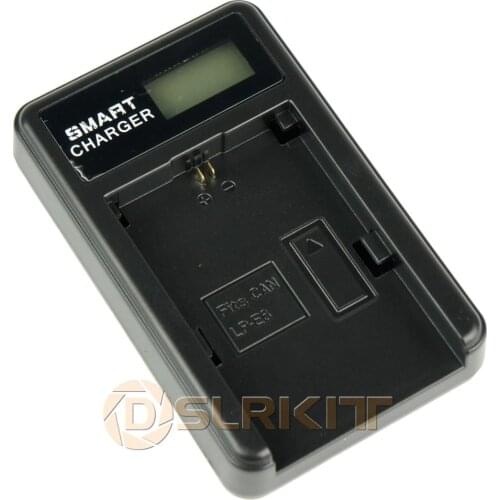 LP-E6 USB Battery Charger With LCD Screen Display For Canon EOS Rebel T3 T5