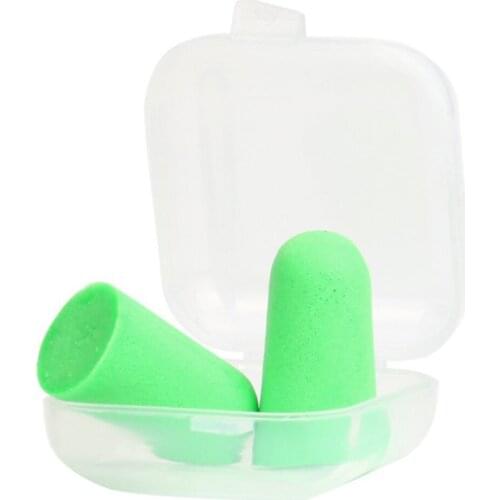 1Pairs Foam Ear Plugs Sound Insulation Ear Protector Anti Noise Snore Comfortable Sleeping Earplugs For Noise Reduction