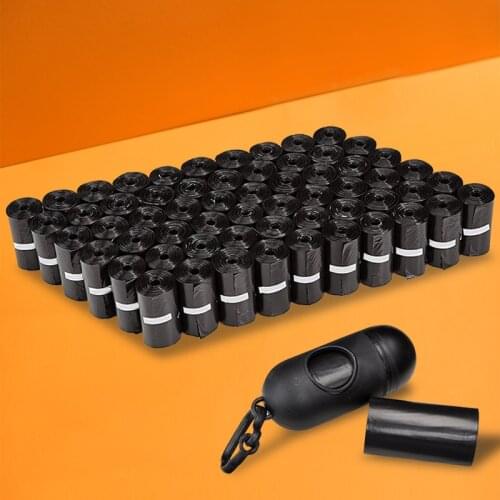 120 Rolls Dog Poop Bag Large Dispenser Collector Scoop Holder Cat Waste Bags Doggie Outdoor Home Clean Garbage Bag Pet Supplies