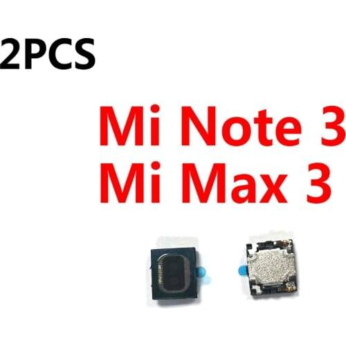 2pcs New Built-in Earphone Earpiece Top Ear Speaker For Xiaomi Mi Note 3 / Mi Max 3