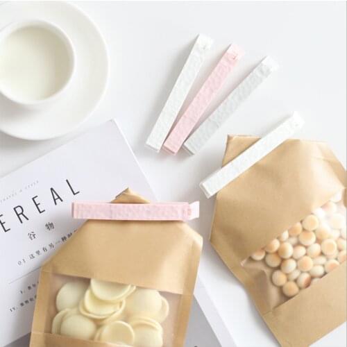 5 PCS Kitchen Food Bag Sealing Clip Small Plastic Sealing Clip Fresh Keeping Clip Snack Bag Simple Household