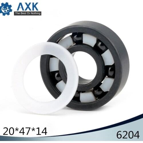 6204 Full Ceramic Bearing ( 1 PC ) 20*47*14 mm Si3N4 Material 6204CE All Silicon Nitride Ceramic Ball Bearings