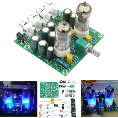 AC 12V 1A 6J1 Value Preamp Tube Preamp Amplifier Board PreAmplifier Headphone DIY Kits