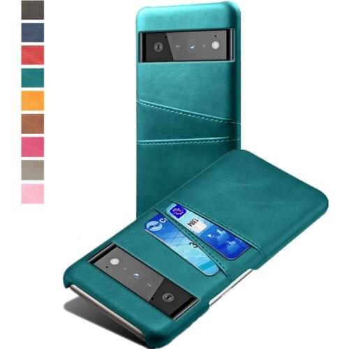 Retro PU Leather Cover Funda For Google Pixel 6 Pro 4A 5G 5A Coque Card Slots Wallet Case For Google Pixel 4 3 A 2 XL Capa Shell