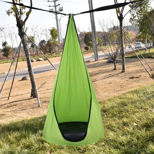 Kids Pod Swing Hammock Outdoor Garden Child Hammock for Autism ADHD ADD Sensory Seat Swing Chairtoy Therapy Cuddle Up