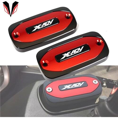 Logo For HONDA XADV X-ADV 750 2017 2018 2019 2020 Motorcycle Accessories Brake Fluid Reservoir Cover Master Cylinder Caps