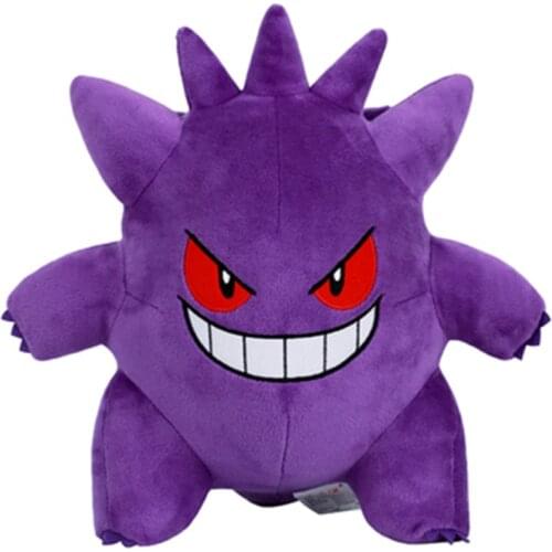 Original Pokenon Games Cartoon Gengar Plush Toy 9" Kawaii Stuffed Dolls Kids Gift