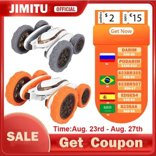 Remote Control Car 2.4G Truck Light Music kids Toy for Adult Vehicle Professional RC Model Roll Car Flip Electric High-speed