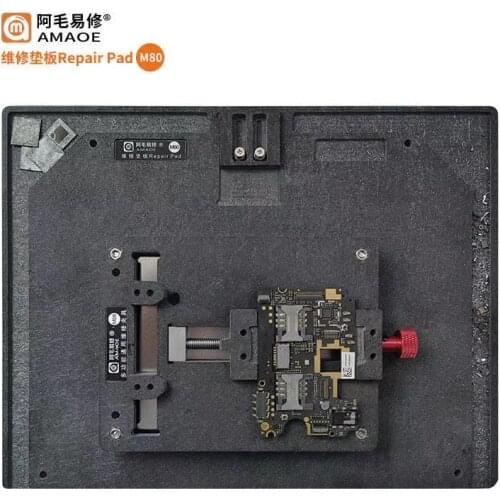 Amaoe M80 Chip Glue Remove Repair Pad For Mobile Phone Chip Cleaning Rework Processor Heat-resistant Maintenance Platform