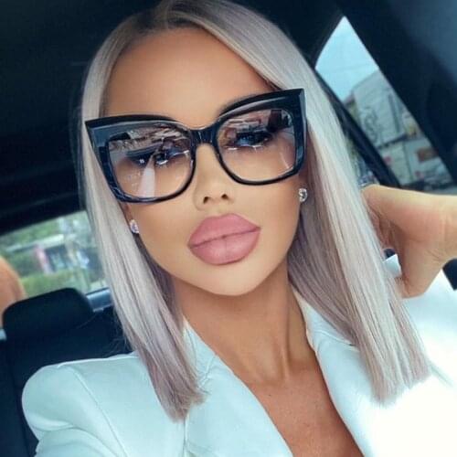 2021 New Fashion Oversized Sexy Cat Eye Sunglasses Women Brand Designer Vintage Jelly Color Sun Glasses Female Driving Shades