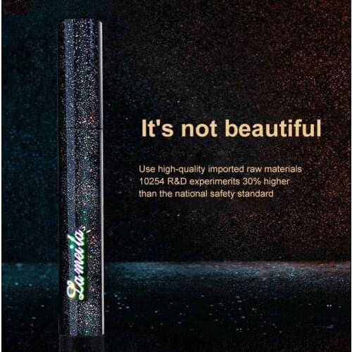 Mascara Waterproof Fast Dry Thick Curling Not Easy To Smudge Eyelashes Extension Black Ink Mascara Women Eye Makeup Maquiagem