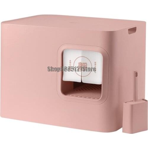 Sugar Universal Cat Litter Basin Closed Toilet Deodorant Large Size Anti Splash Anti Take Out Net Red Cat Litter Basin